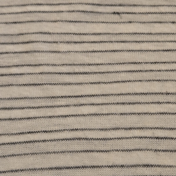 Altar’d State Ruffled Tank Top Gray & White Striped Women size XS - Picture 4 of 7